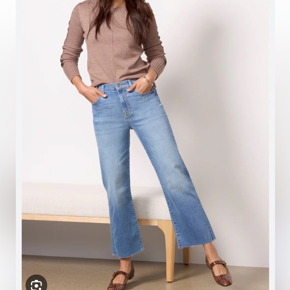 7 For All Mankind Denim - 7 For All Mankind Cropped Alexa Jeans 31